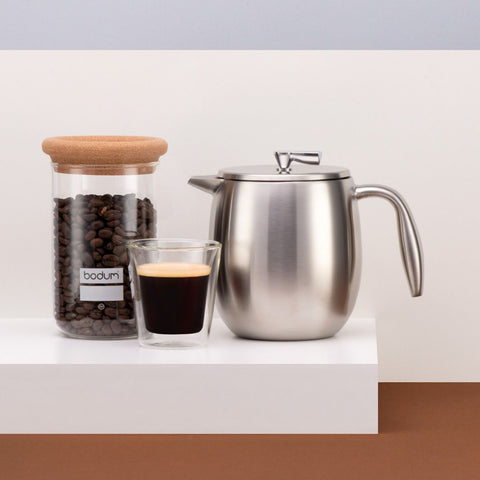 BODUM COLUMBIA French Press Coffee Maker, Double Wall, 17oz