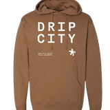 Brown Drip City Hoodie