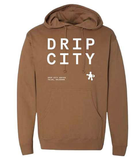 Brown Drip City Hoodie