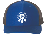 Black / Blue Drip City Hat