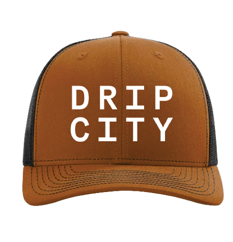 Brown Drip City Hat